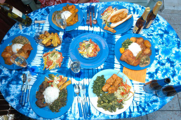 Afrikaans buffet (4 hoofd gerechten)