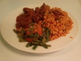 Rund in pittige saus (Zuid-Afrika) - Beef in hot sauce